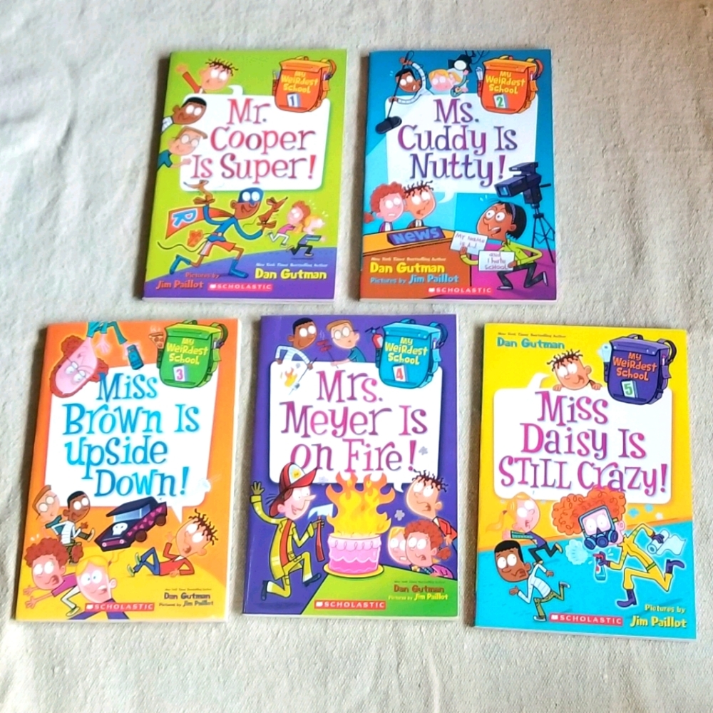 Books "My Weirdest School" by Dan Gutman